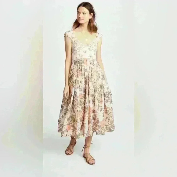 Free People Dresses & Skirts - Free people White Love You Midi